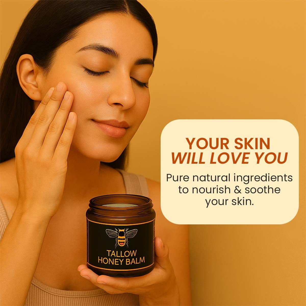 Tallow and Honey Balm Natural Formula Citrus 4oz