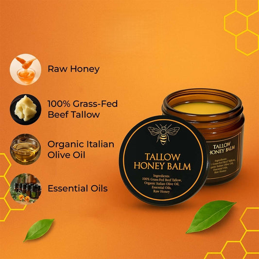 Tallow and Honey Balm Natural Formula Citrus 4oz